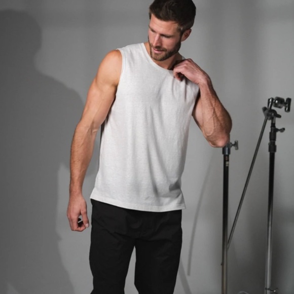 Balance Athletica Tops - NWT Men’s Balance Athletica Formula Tank Silver